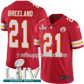 Maillot Homme Kansas City Chiefs Bashaud Breeland 21 Nike Rouge 2020 Super Bowl LIV